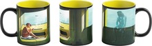 Keraamiline kruus Cenega Publishing Good Loot Cyberpunk 2077 Edward Hopper, 450 ml, must/kollane