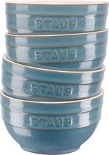 Kausside komplekt Staub 40510-795-0, 12 cm, türkiis, 4 tk