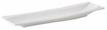 Serveerimistaldrik Ambition Salsa Relief, 26x7 cm, valge