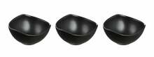 Kausside komplekt Ambition Salsa, 3 tk, must, 9,5 cm