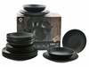 Lõunaserviis Studio Tavola BLACK 24327161, 18 tk, keraamika