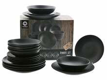 Lõunaserviis Studio Tavola BLACK 24327161, 18 tk, keraamika