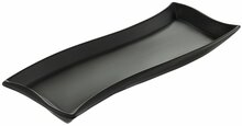 Serveerimistaldrik Ambition Salsa Fala, 35x12 cm, must