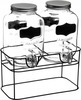 Kahekordne joogidosaator Secret De Gourmet, alusel, 4 L x 2
