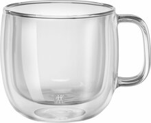 Topeltklaasist tasside komplekt Zwilling Sorrento, 0,45 L, 2 tk