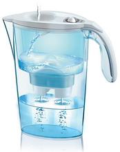 Veefilterkann Laica Stream Magnesium Active, valge, 2,3 L