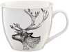 Tass Ambition Wild Deer, portselan, valge/must, 550 ml