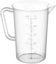Mõõdutops Hendi 567104, polüpropüleen, 0,5 L