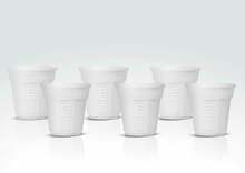 Espressotasside komplekt Bialetti Bicchierini, 6x 60 ml, valge