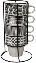 Portselanist tasside komplekt Art-Pol, 4 tk, 0,260 L