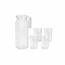 Klaasist kann kaanega ja klaasidega Excellent Houseware, 1,1 L, 5 tk