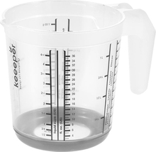 Mõõdukann Keeeper, 1 L, hall