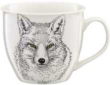 Portselantass Ambition Fox Wild, valge/must, 550 ml