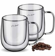 Topeltklaasist kruuside komplekt Lamart Vaso Double Borosilicate Thermo LT9035, 0,35 L, läbipaistev, 2 tk