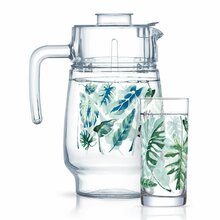 Komplekt külmadele jookidele Luminarc Tropical Foliage, 7-osaline