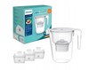 Veefilterkann Philips Micro Xclean, 2,6 L, valge, 3 filtrit