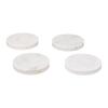 Klaasialused Secret De Gourmet, marmorimustriga, 10 cm, 4 tk