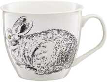 Tass Ambition Rabbit Wild, portselan, valge/must, 550 ml