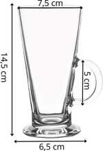 Klaaside komplekt Springos HA7496, 280 ml, 6 tk