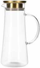 Klaaskann Homla Minta, 1,3 L, läbipaistev/kuldne