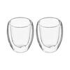 Kohvitasside komplekt Secret de Gourmet, klaas, läbipaistev, 80 ml, 2 tk