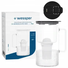 Filtrikann Wessper D4 Borosilicate Mini Futureflow, WES209-FF-BK, 2 L