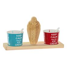 Klaaside komplekt DKD Home Decor Pušynas, 5 tk