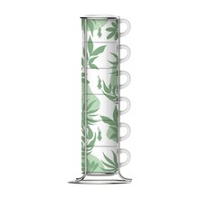 Espressotasside komplekt Bialetti Primavera, 6 tk, roheline