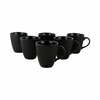 Tasside komplekt Hermia, must, 0,3 L, 6 tk