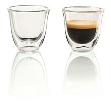 Topeltklaasiga espressoklaaside komplekt DeLonghi DLSC310, 0,09 L, läbipaistev