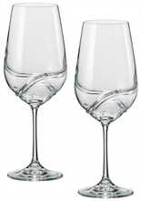 Veinipokaalid Crystalex Turbulence, 350 ml, 2 tk