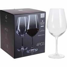 Veiniklaaside komplekt Atmosfera Crystal, 0,69 L, 4 tk