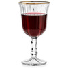 Veiniklaas Vivalto, läbipaistev, kuldse äärega, 220 ml
