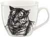 Tass Ambition Wild Tiger, portselan, valge/must, 550 ml