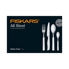 Söögiriistade komplekt Fiskars All Steel 1054778, 16 tk