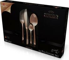 Söögiriistade komplekt Berlinger Haus BH-2637 Rosegold Metallic, 24 tk