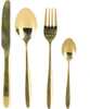 Lauariistade komplekt Mondex Gold, 6-le, kuldne