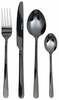 Söögiriistade komplekt Homla Lugano 854274, must, 24 tk