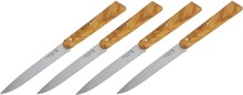 Lauanoakomplekt Opinel Bon Appetit South No 125, oliivipuu, 4 tk