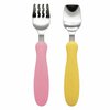 Laste söögiriistade komplekt Edison Mama KJ2831, alates 18 kuud, kollane/roosa