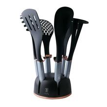 Köögitarvete komplekt Berlinger Haus Moonlight BH-6242, must/hall, 7 tk