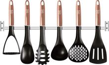 Köögiriistade komplekt Berlinger Haus BH-6328, 6 tk, kuldne/must/roosa