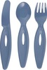 Laste söögiriistade komplekt Canpol Babies, 31/418blu, kahvel, nuga, lusikas