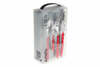 Söögiriistade komplekt Amefa Eclat, 24 tk, punane