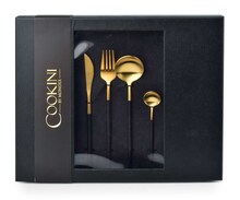 Söögiriistade komplekt Cookini Casa Black, 16 tk