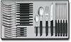 Söögiriistade komplekt Victorinox Swiss Modern, 24 tk, must
