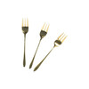 Magustoidukahvlite komplekt Homla Stilo 209494, kuldne, 3 tk