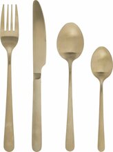 Söögiriistade komplekt Secret De Gourmet Green Harmony, 24 tk, matt kuld