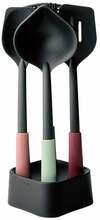 Köögiriistade komplekt Brabantia Tasty+, 33 cm, 5 tk, must/mitmevärviline