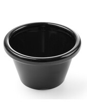 Ramekin kausside komplekt Hendi 565605, must, 45 ml, 12 tk